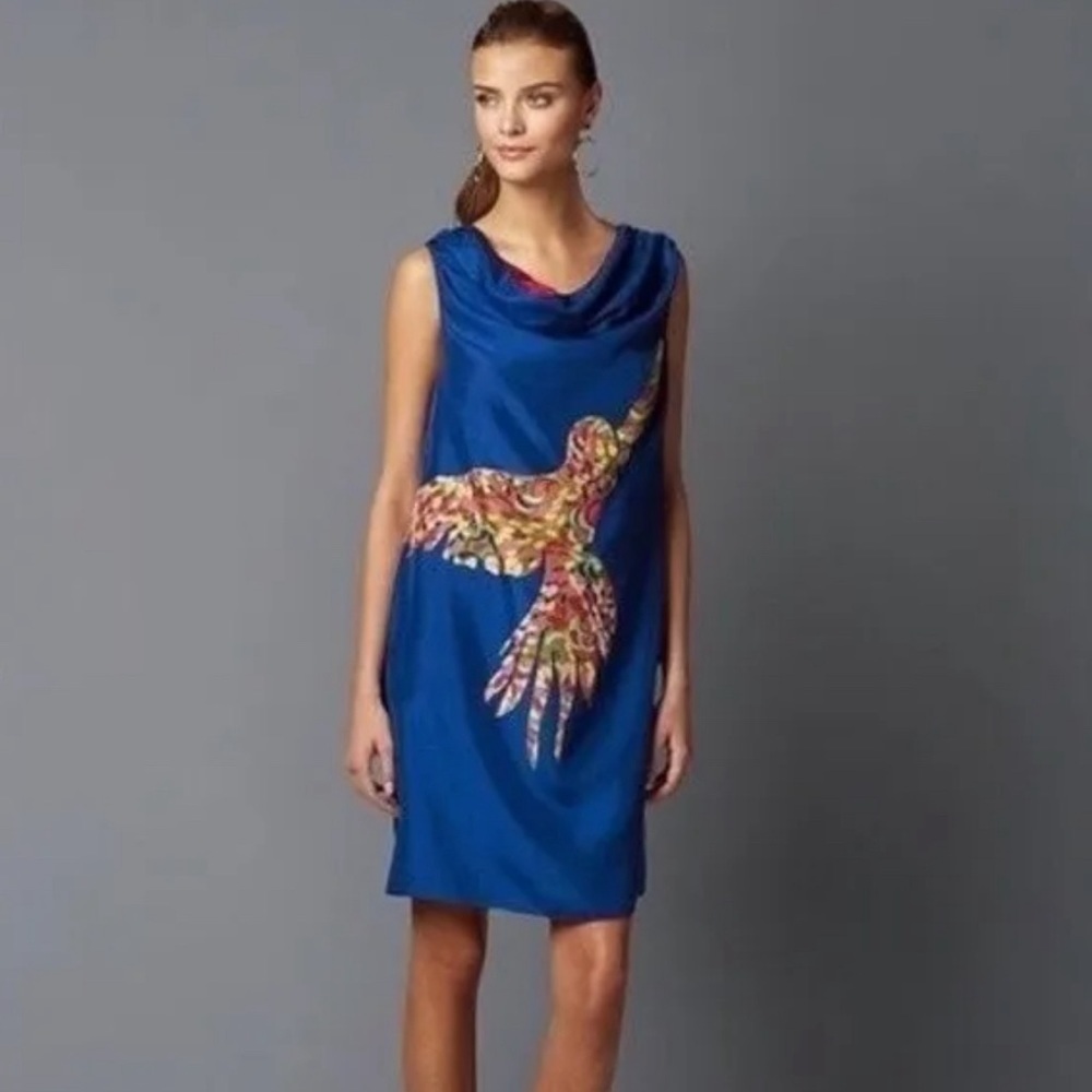 🐦 🦜 Lilly Pulitzer rare reversible two in one dress size medium BOOTY CAW